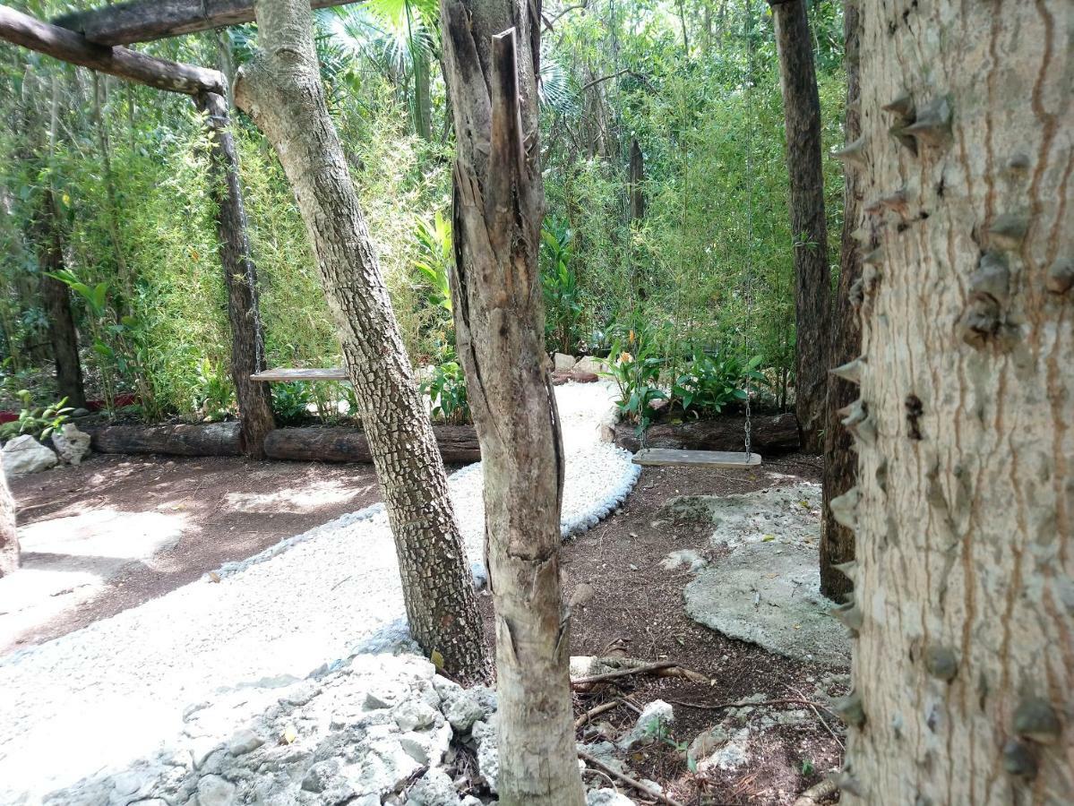 Отель Casita Rustica En La Selva Канкун Экстерьер фото