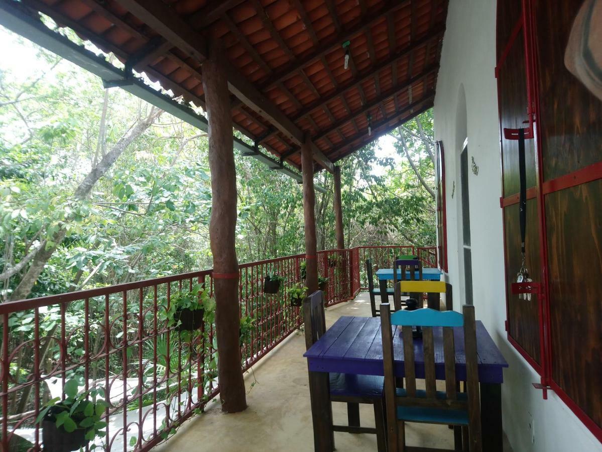 Отель Casita Rustica En La Selva Канкун Экстерьер фото