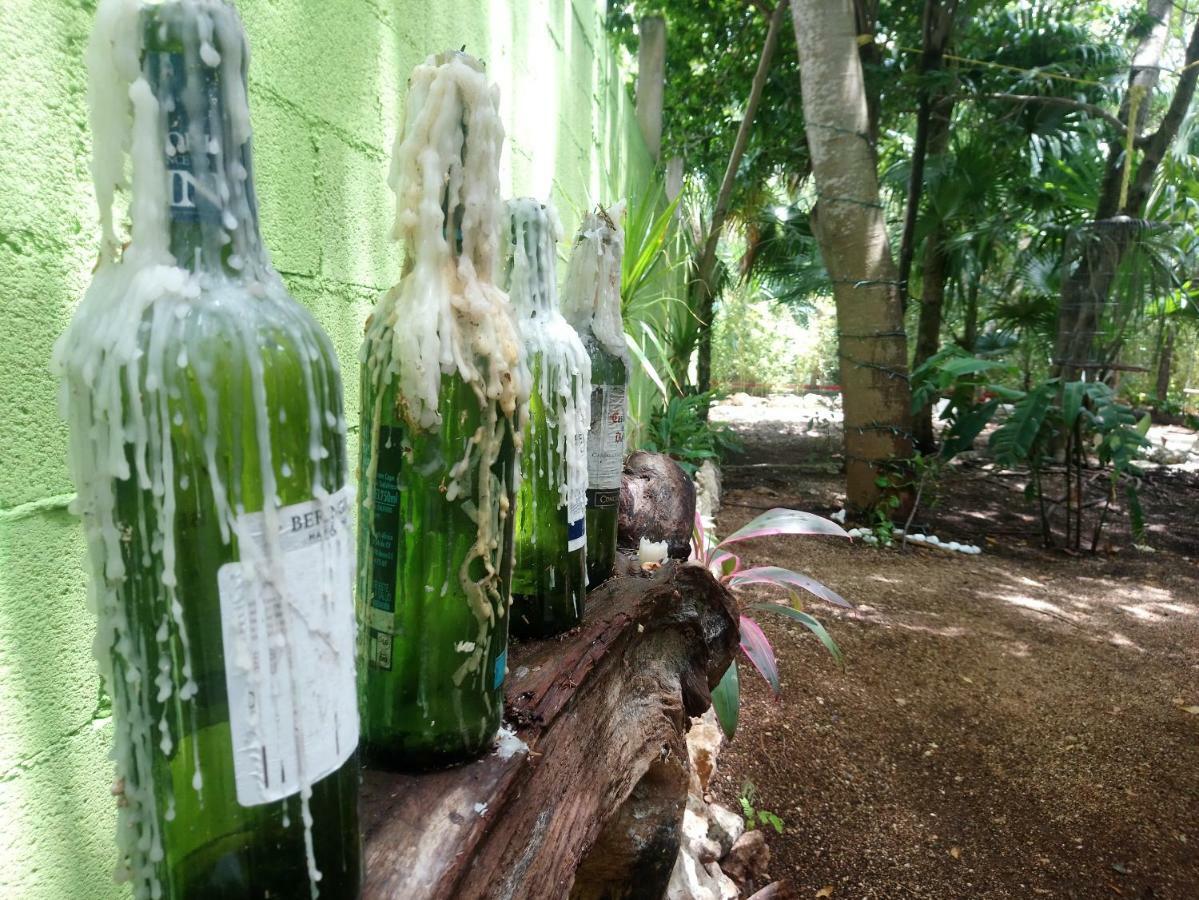 Отель Casita Rustica En La Selva Канкун Экстерьер фото